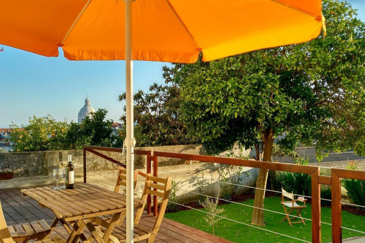 Central 2 Bedroom Apt W/Garden And Pantheon Views Lisbon Luaran gambar